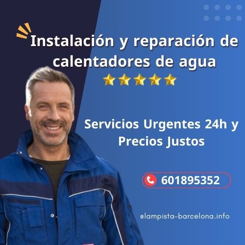 Instalación y reparación de calentadores de agua