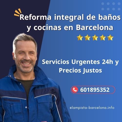 Reforma integral de baños y cocinas en Barcelona